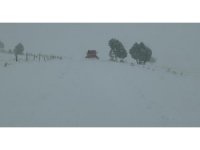 Adana’nın yüksek kesimlerinde yoğun kar yağısı