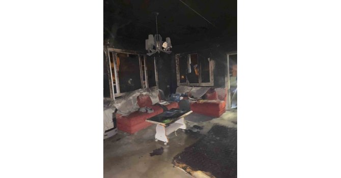 Osmaniye’de evde çıkan yangında 1 kişi dumandan etkilendi