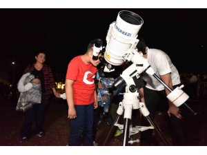 Kepez’de "Cumhuriyet ve Bilimle Gece Gözlemi" etkinliği