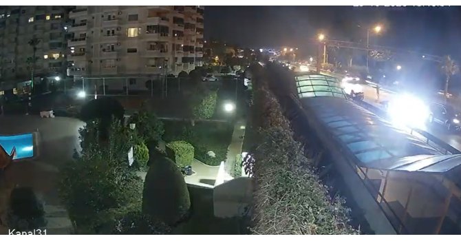 21 yaşındaki gencin hayatını kaybettiği kaza güvenlik kamerasında