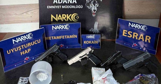 Adana’da uyuşturucu operasyonu: 5 tutuklama