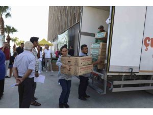 Mersin’de üreticiye fide ve güneş paneli desteği