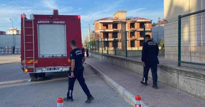 Okulda yangın alarmı paniğe sebep oldu