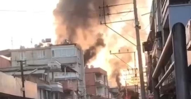 Adana’da tekstil atölyesinde yangın