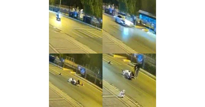 Mersin’de motosiklet kazasında köpeğin sadakati duygulandırdı