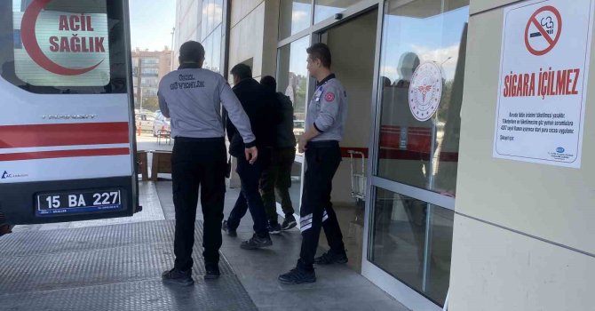 Burdur’da kolunu hisar makinesine kaptıran işçi ağır yaralandı