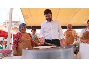 Başkan Boltaç, Tarsus Festivalinde üreticilerle buluştu