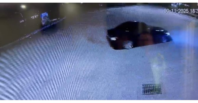 Dirift anları güvenlik kamerasına yansıdı, 46 bin lira ceza uygulandı