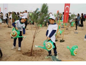 Adana’da 840 bin fidan toprakla buluştu