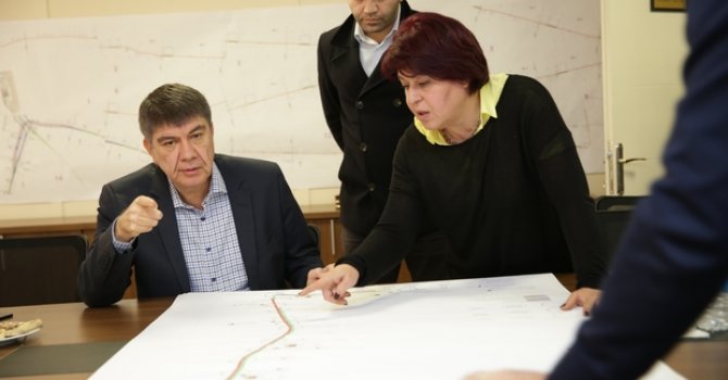 Başkan Türel, 3. Etap Raylı Sistem çalışmalarını inceledi