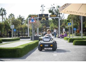 Mersin’deki Trafik Park, ara tatilde çocuklarla dolup taştı