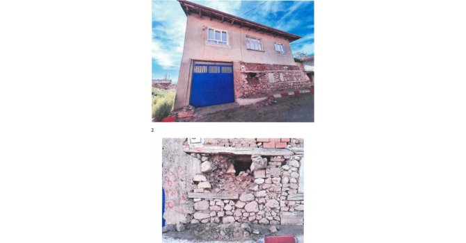 Köydeki bir evin temelindeki tarihi taşı yerinden söken muhtar tutuklandı