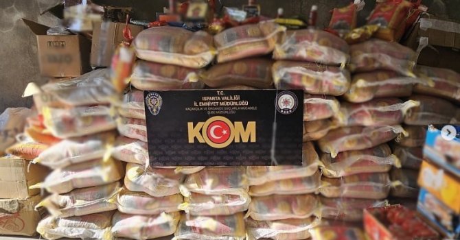 Isparta’da kaçak gıda ve elektronik sigara operasyonu: 2 gözaltı