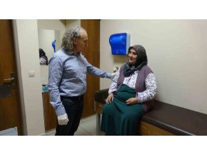 Mersin’de 11 yıl ihmal edilen memedeki 8,5 kiloluk kitle ameliyatla çıkarıldı