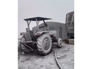 Mersin’in yüksek rakımlı bölgelerinde kar yağışı