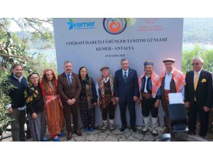 Kemer’de coğrafi işaret başvurusu yapılan ürünler tanıtıldı