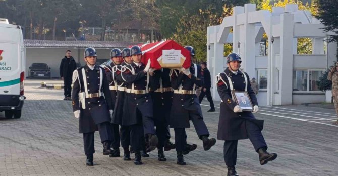 Trafik kazasında hayatını kaybeden uzman çavuş için tören düzenlendi