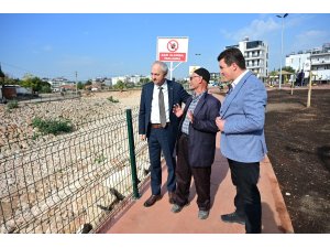 Başkan Kocagöz, Şelale Mahallesi’ne kazandırılan yeni park alanını inceledi