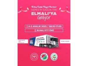 Kepez’in Mobil Sağlık Merkezi 4-5 Aralık’ta Elmalı’da Kanser taraması yapacak