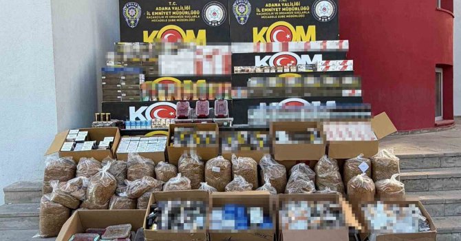 Adana’da kaçakçılık operasyonu: 29 şahsa işlem yapıldı