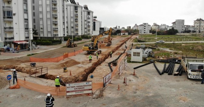 Kepez Kanalizasyon Projesi yarılandı
