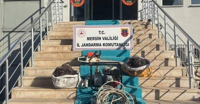 Trafolardan kablo hırsızlığı yapan 2 şüpheli yakalanıp tutuklandı