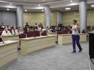 Kepez Belediyesi’nde personele solunum sağlığı eğitimi verildi