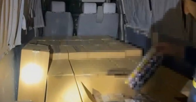 Osmaniye’de 89 bin paket kaçak sigara ele geçirildi