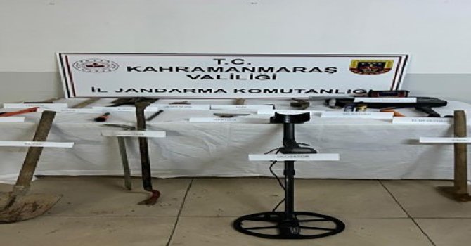 Kahramanmaraş’ta kaçak kazı operasyonu: 11 şüpheli yakalandı