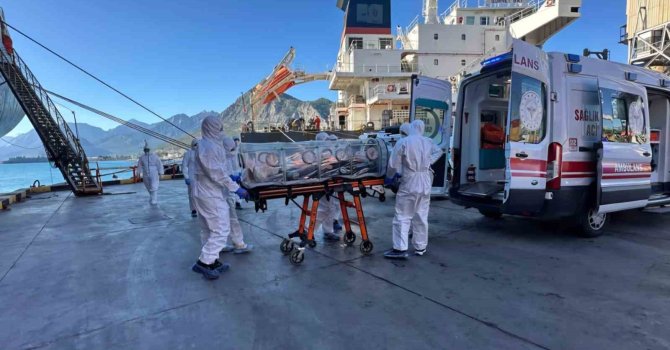 Antalya Limanı’nda uluslararası salgın tatbikatı
