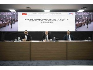 Mersin Büyükşehir Belediye Meclisinde 20 madde görüşüldü