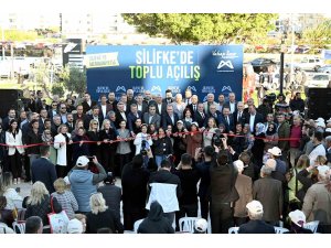 Silifke’de 3 projenin toplu açılışı yapıldı