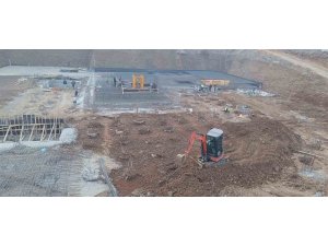 Antakya Belediyesi’nin yeni hizmet binası yükseliyor