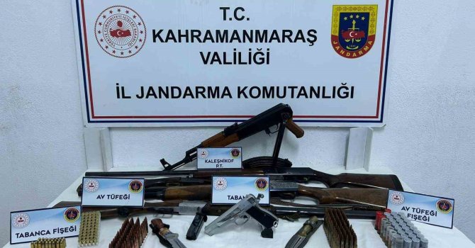 Kahramanmaraş’ta kalaşnikov ele geçirildi: 1 tutuklama