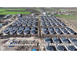 Hatay’ın kırsal mahallelerinde deprem konutlarında çalışmalarında sona gelindi