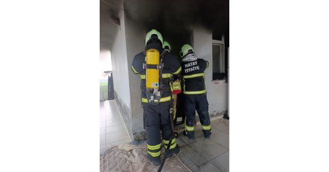 Kumlu’da müstakil ev yangını