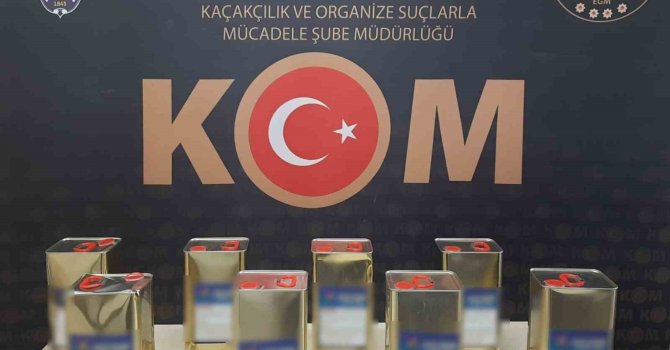 Burdur’da 2025’te bin 284 litre kaçak ve sahte alkol ele geçirildi