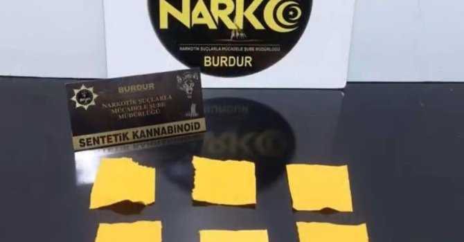 Burdur’da polis ekiplerinden uyuşturucu operasyonu