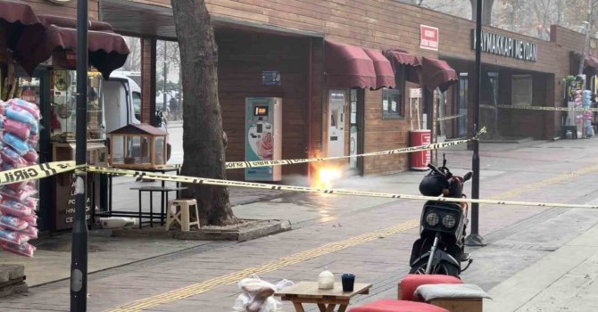 Isparta’da şüpheli çanta fünye ile patlatıldı