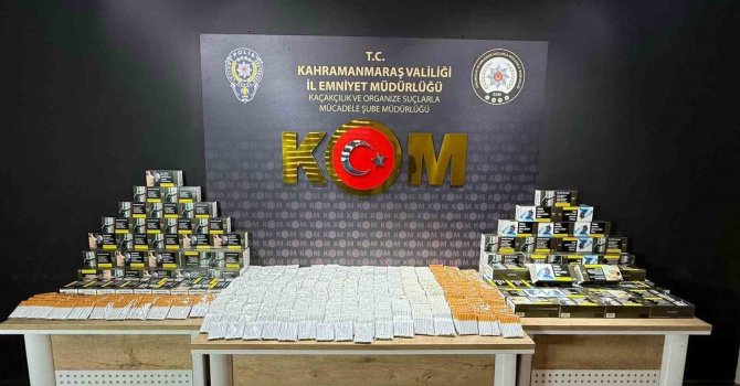 Kahramanmaraş’ta kaçakçılık operasyonları: 5 şüpheli yakalandı