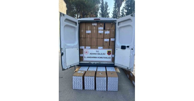 Adana’da 2 milyon 270 bin adet kaçak makaron ele geçirildi