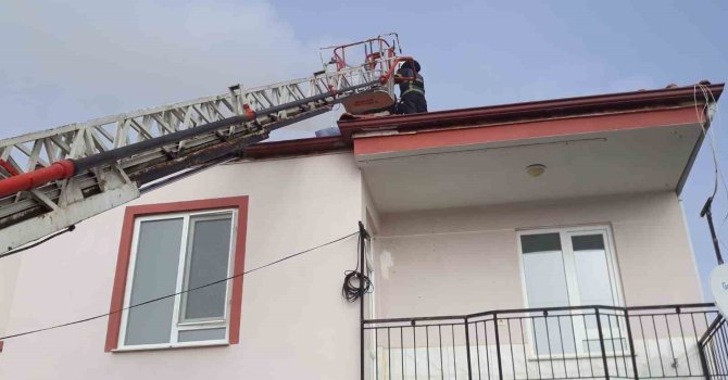 Bucak’ta bacada yangın paniği