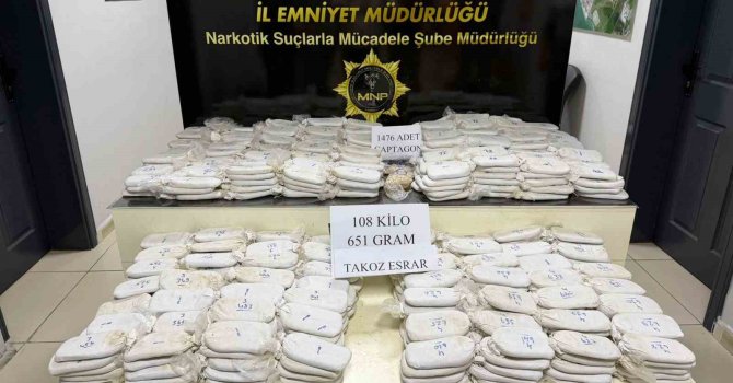 Mersin polisinden MİT destekli operasyon: 33 milyonluk uyuşturucu ele geçirildi