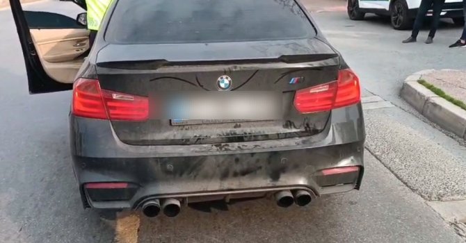 Abartı egzoz kullanan ve drift atanlar affedilmedi