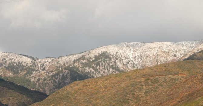 Amanoslar beyaza büründü