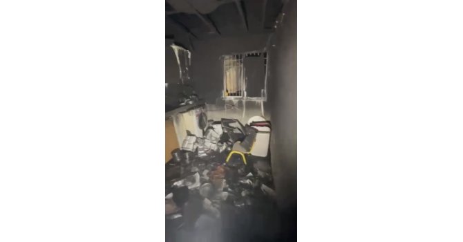 Osmaniye’de müstakil evde çıkan yangın söndürüldü