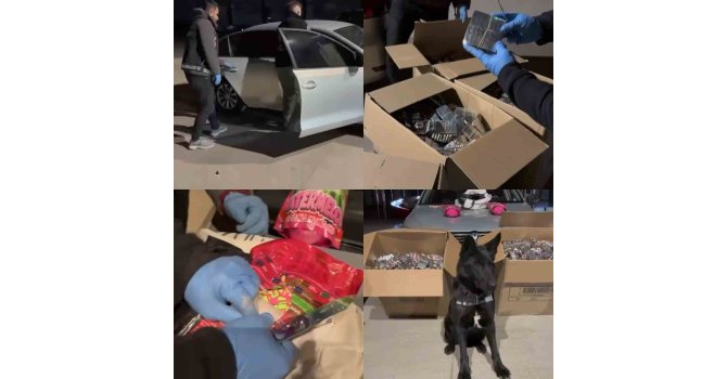 Kahramanmaraş’ta 170 bin adet uyuşturucu hap ele geçirildi