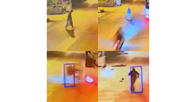 Kaza anı kamerada: Motosikletlinin çarptığı yaya hayatını kaybetti