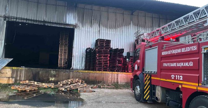 Narenciye fabrikasında yangın çıktı, çok sayıda ekip müdahale etti