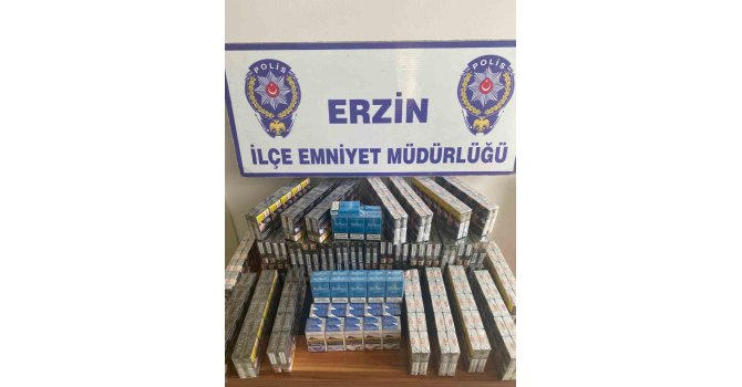 Erzin’de araçtan 510 paket gümrük kaçağı sigara çıktı